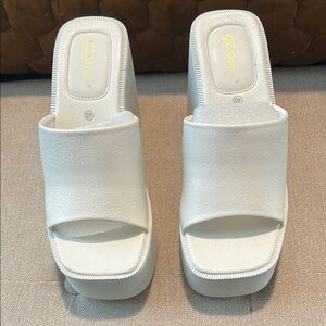White Women's Platform Sandals